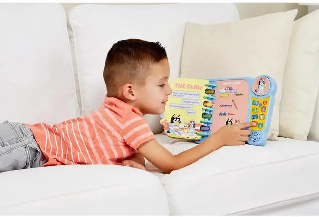 Alt view image 3 of 7 - _Mega Brand Bluey Bluey's Book of Games Baby and Toddler Toys