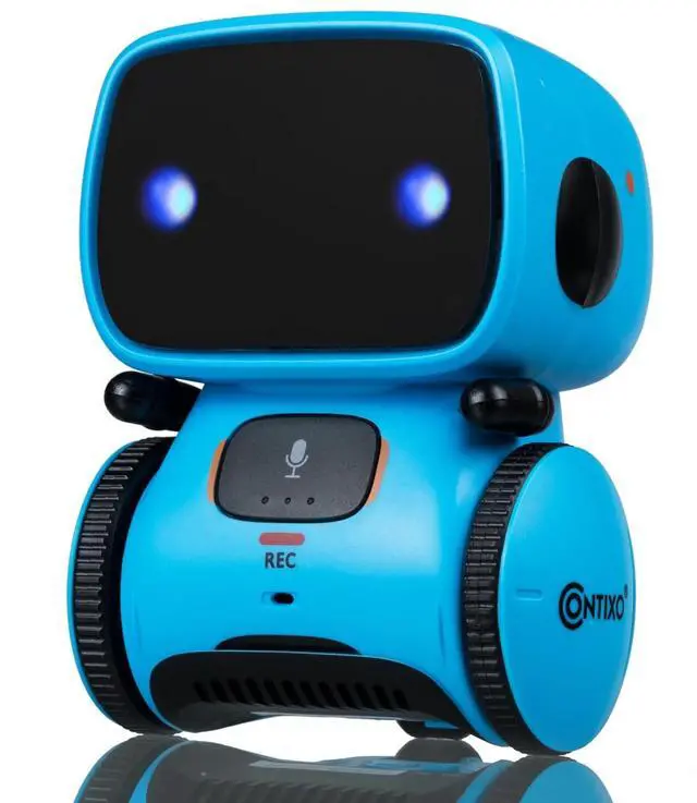 Alt view image 3 of 3 - _Mega Brand Kids Smart Robot Toy Mini Robot Talking Singing Dancing Robotics - R1 Green