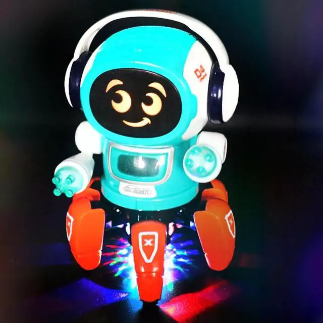 Alt view image 3 of 7 - _Mega Brand Robot Toy for Kids,Smart Electronic Walking Dancing Robot Toys with Flashing Lights and Music,Toddler Toys for Birthday Christma for 3+ Boys Girls,Orange