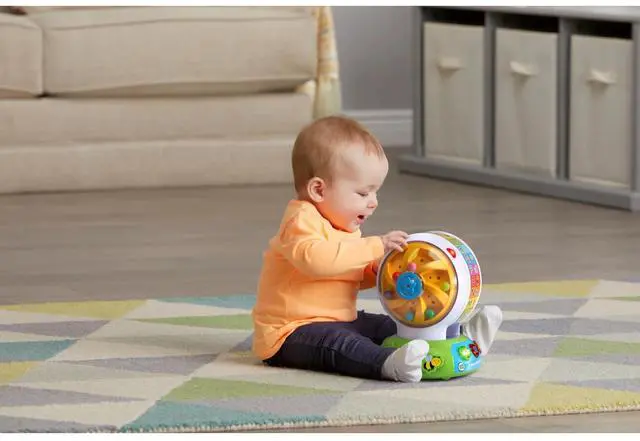 Alt view image 3 of 7 - _Mega Brand Spin & Sing Alphabet Zoo Baby and Toddler Toys