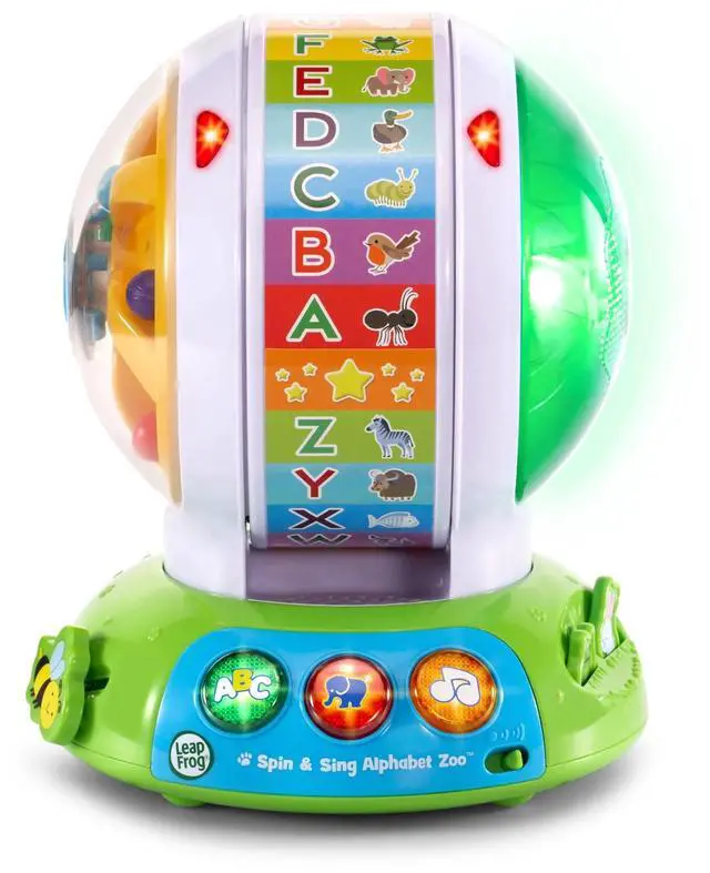 Alt view image 6 of 7 - _Mega Brand Spin & Sing Alphabet Zoo Baby and Toddler Toys