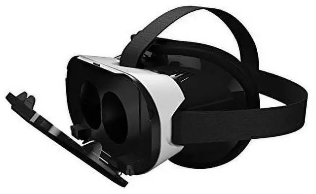 Alt view image 4 of 4 - _Mega Brand! Dynamic Virtual Viewer (DVV) 3D Glasses | Smartphone Video Virtual Reality VR Headset Player -- (Black/White) IOS and Android Compatible