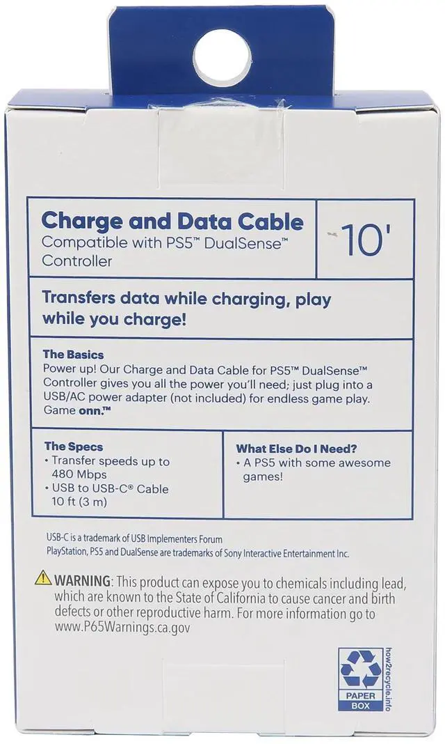 Alt view image 2 of 7 - _Mega Brand 10` PS5 C-A CHA CBL.