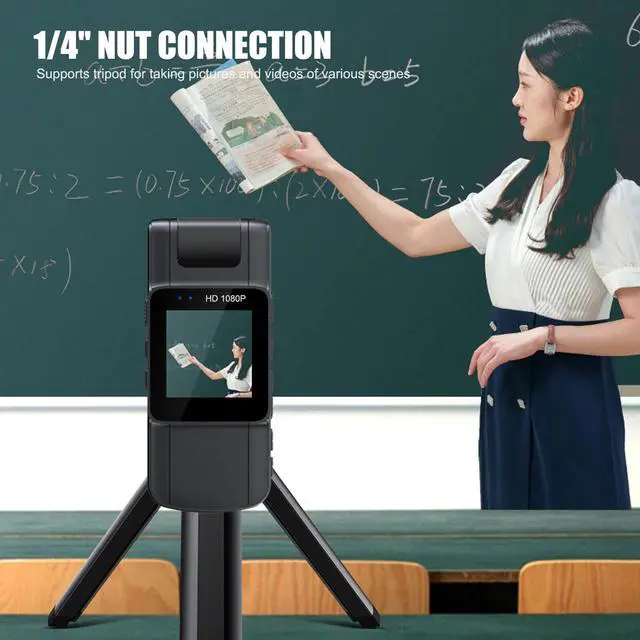 Alt view image 5 of 7 - _Mega Brand 20-hour 1080P Camcorder Mini Police Body Camera HD 180° Video DVR IR Night Cam