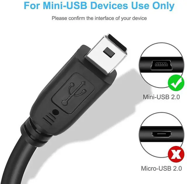 Alt view image 5 of 5 - _Mega Brand Mini USB SYNC Data PC Cord Cable Replacement for BLUE YETI MicroPhones