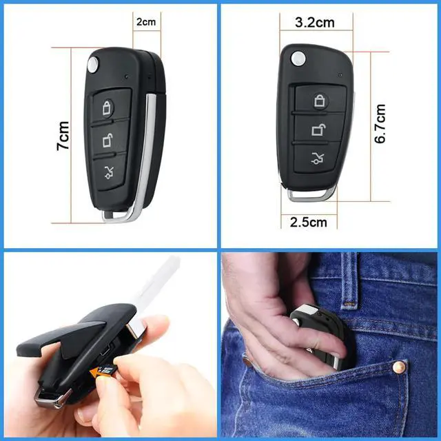 Alt view image 4 of 7 - _Mega Brand Mini Body Camera,1080P Portable Video Recorder Body Cam, Loop Recording Body Worn Camera for Outdoor Home Office Security