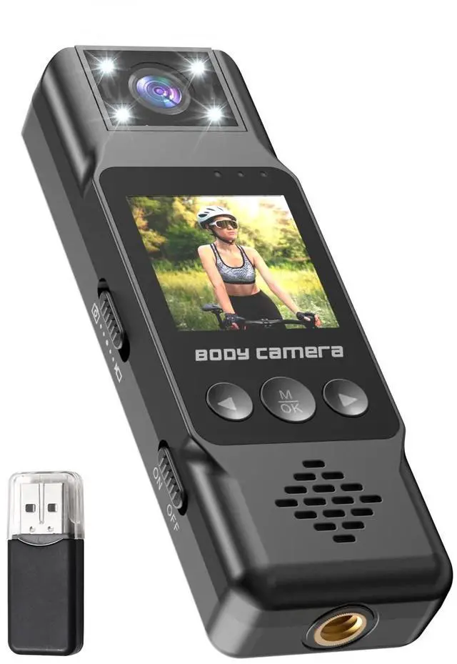 Main image of SOEWIOU 4K WiFi Body Camera with Audio and Video Recording Wearable Body Cam Mini Video Camera Camcorder with Magnetic Back Clip 180° Rotatable Lens Motion Detection