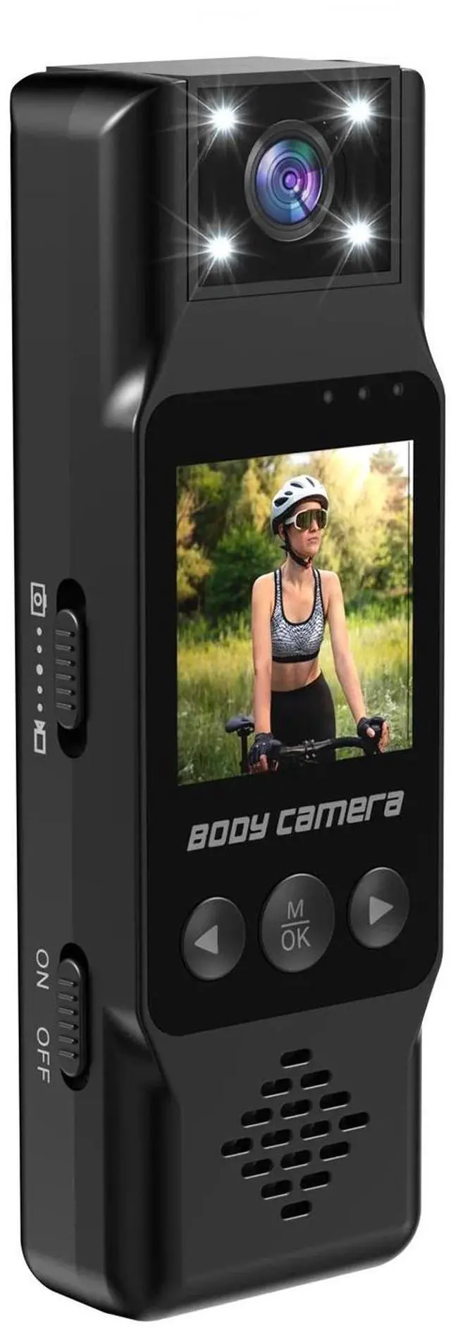 Alt view image 2 of 7 - SOEWIOU 4K WiFi Body Camera with Audio and Video Recording Wearable Body Cam Mini Video Camera Camcorder with Magnetic Back Clip 180° Rotatable Lens Motion Detection