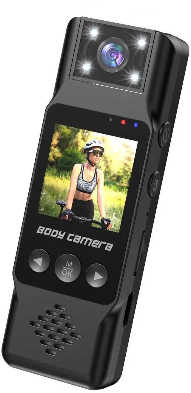 Alt view image 6 of 7 - SOEWIOU 4K WiFi Body Camera with Audio and Video Recording Wearable Body Cam Mini Video Camera Camcorder with Magnetic Back Clip 180° Rotatable Lens Motion Detection