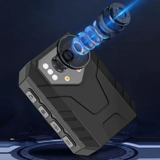 Alt view image 3 of 7 - _Mega Brand 1080p HD 360 Rotatable Body Camera, Black