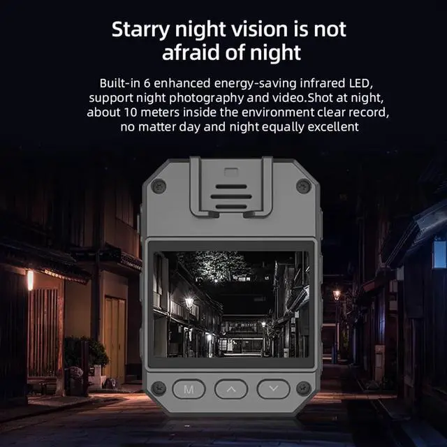 Alt view image 5 of 7 - _Mega Brand 1080p HD 360 Rotatable Body Camera, Black