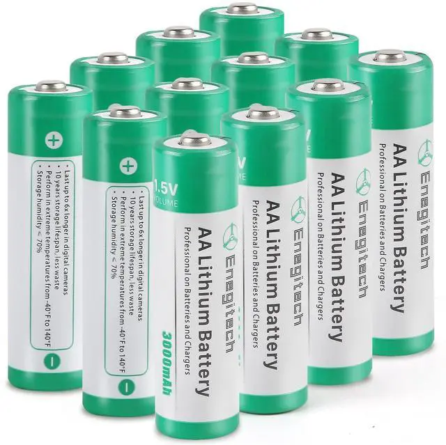Main image of _Mega Brand AA Lithium Battery, Double A Lithium Battery 1.5V for Blink Outdoor 4 Camera, Smart Lock, Trail Camera, Flashlight Non-Rechargeable (AA 12 Pack)