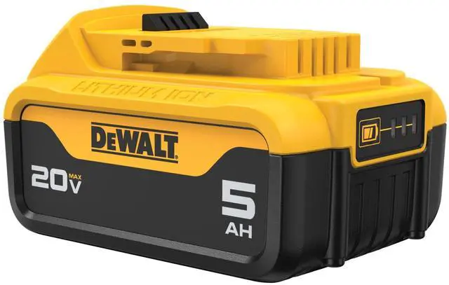 Alt view image 6 of 7 - _Mega Brand 20V MAX Lithium-Ion Battery 2-Pack and Charger, 5.0 Ah, Battery Starter Kit (DCB205-2c)