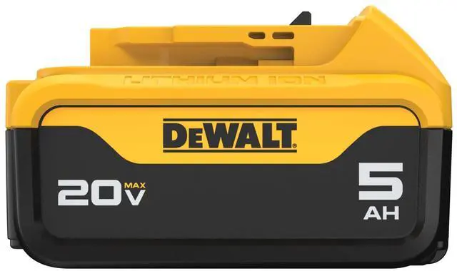 Alt view image 5 of 7 - _Mega Brand 20V MAX Lithium-Ion Battery 2-Pack and Charger, 5.0 Ah, Battery Starter Kit (DCB205-2c)