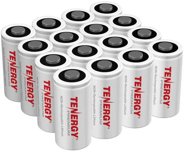 Main image of _Mega Brand Premium 16 Pack NonRechargeable CR123A 3V Lithium Battery, 1600mAh Primary Battery for Arlo Cameras, Photo Lithium Batteries, Security Cameras, Smart Sensors, and More