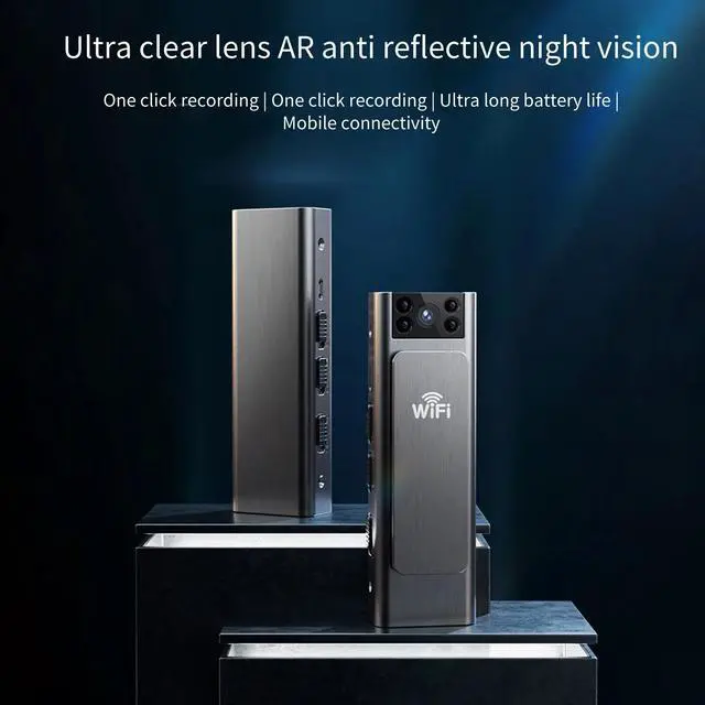 Alt view image 5 of 7 - _Mega Brand Mini Body Camera Video Recorder, Ultra 1080P Small Portable Wearable Hidden Cameras with Clip & Night Vision, Micro Pocket Body Worn Cam for Sport, Pet, Home Office, Security, Work Records