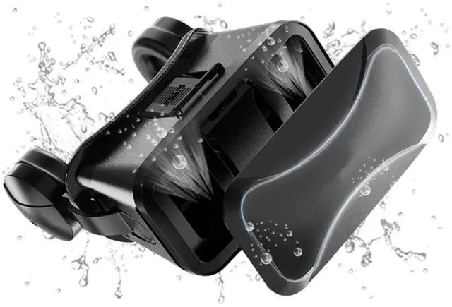 Alt view image 5 of 7 - _Mega Brand VR Headset with Remote, Immersive VR Goggles for Kids, 3D Virtual Reality Goggles Glasses for Kids and Adults for 3D Game and Videos