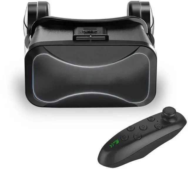 Alt view image 3 of 7 - _Mega Brand VR Headset with Remote, Immersive VR Goggles for Kids, 3D Virtual Reality Goggles Glasses for Kids and Adults for 3D Game and Videos