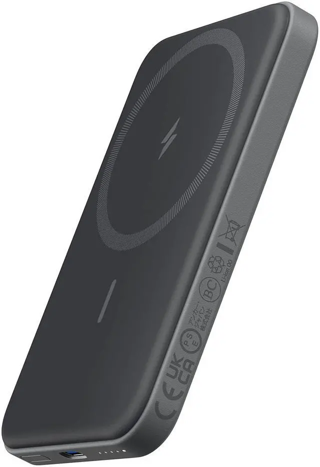 Main image of _Mega Brand 621 Magnetic Portable Charger (MagGo), 5,000mAh Wireless Power Bank with USB-C Cable, Magsafe-Compatible Battery Pack for iPhone 16/15/14/13/12 Series