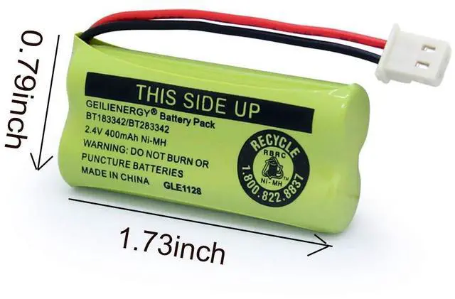 Alt view image 3 of 7 - _Mega Brand BT162342 BT262342 Battery Compatible with BT183342 BT283342 BT166342 BT266342 Vtech CS6114 CS6419 CS6719 with AT&T EL52300 CL80112 CS6719-2 Cordless Handsets (Pack of 4)