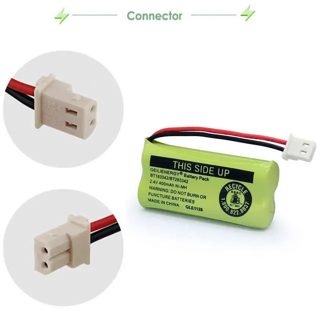 Alt view image 5 of 7 - _Mega Brand BT162342 BT262342 Battery Compatible with BT183342 BT283342 BT166342 BT266342 Vtech CS6114 CS6419 CS6719 with AT&T EL52300 CL80112 CS6719-2 Cordless Handsets (Pack of 4)