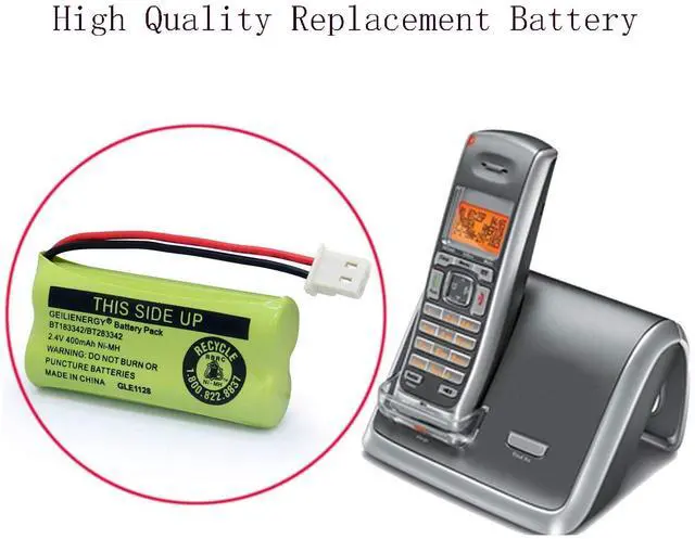 Alt view image 7 of 7 - _Mega Brand BT162342 BT262342 Battery Compatible with BT183342 BT283342 BT166342 BT266342 Vtech CS6114 CS6419 CS6719 with AT&T EL52300 CL80112 CS6719-2 Cordless Handsets (Pack of 4)