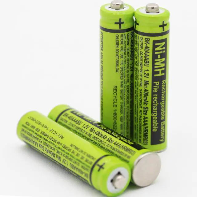 Alt view image 3 of 6 - _Mega Brand 4-Pack BK-40AAABU 1.2V 400mAh Replacement Battery Pack for Panasonic Cordless Phone Handset BK40AAABU