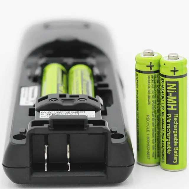 Alt view image 4 of 6 - _Mega Brand 4-Pack BK-40AAABU 1.2V 400mAh Replacement Battery Pack for Panasonic Cordless Phone Handset BK40AAABU