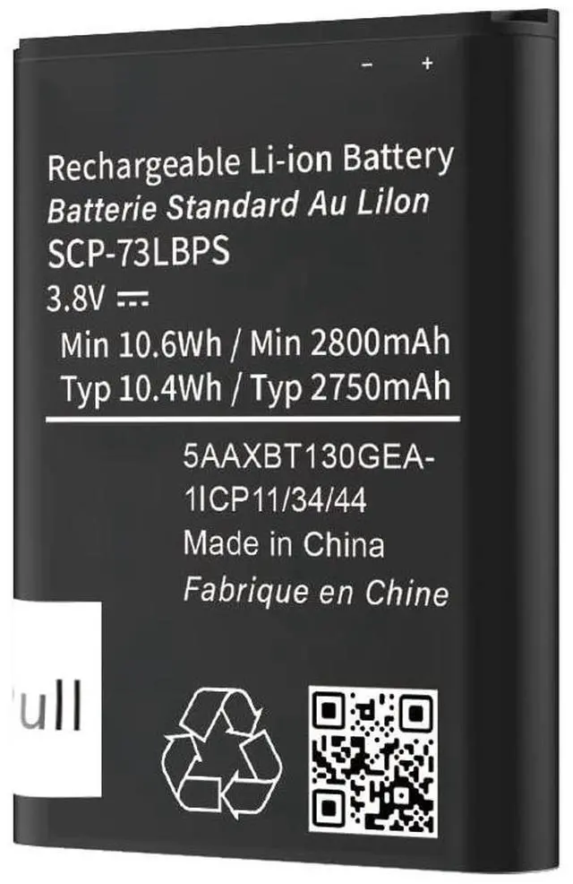 Alt view image 6 of 6 - _Mega Brand SCP-73LBPS Battery,High Capacity Battery for Kyocera DuraXV Extreme E4810 Verizon Flip Phone Battery Replacement 2800mAh 3.8V/10.6Wh