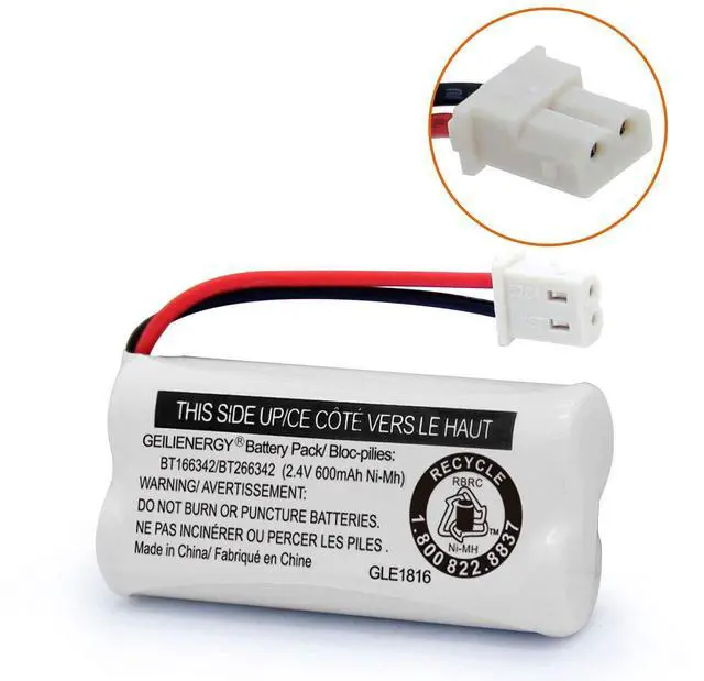 Alt view image 4 of 7 - _Mega Brand BT162342 BT262342 Battery Compatible with BT183342 BT283342 BT166342 BT266342 VTech CS6114 CS6419 CS6719 at&T EL52300 CL80111 Cordless Phone(Pack of 2)