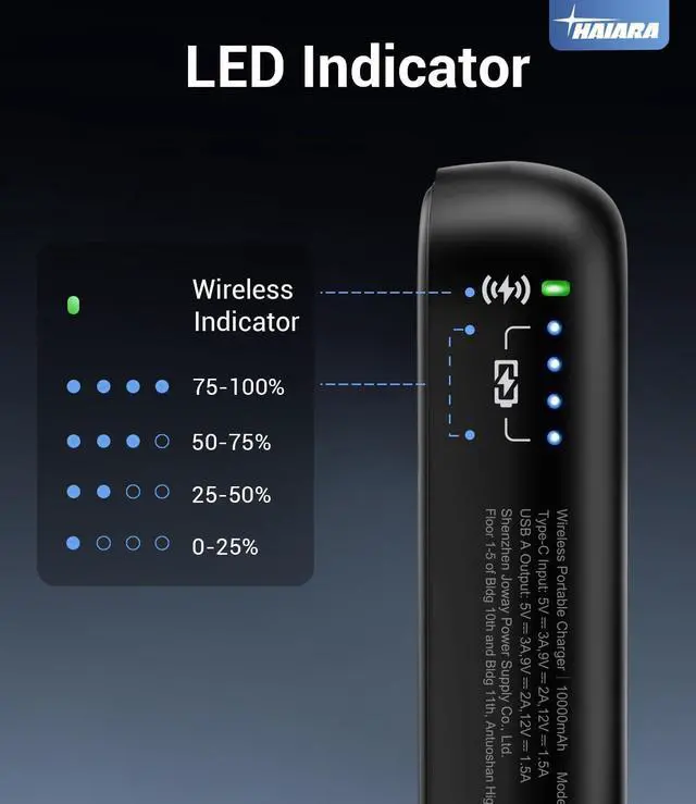 Alt view image 7 of 7 - _Mega Brand for Magsafe Battery Pack, 10000mAh Magnetic Portable Charger with USB C Cable 20W PD Fast Charging, Slim & Lightweight Wireless Power Bank for iPhone 16/15/14/13/12 Series