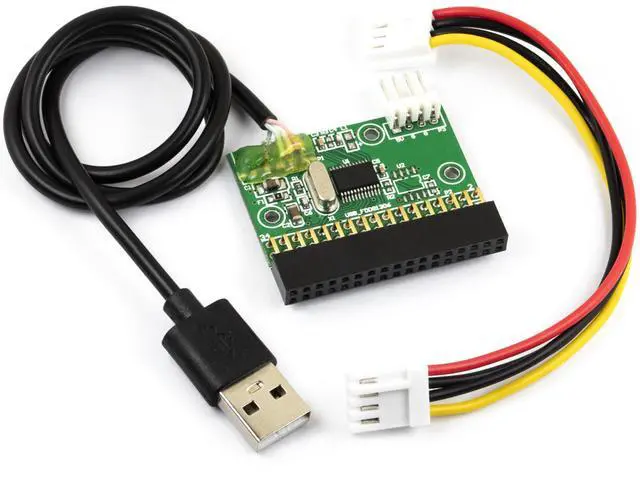 Alt view image 2 of 5 - _Mega Brand 1.44MB 3.5" Floppy Drive Connector 34 Pins to USB Cable Adapter PCB Board U Disk to Floppy Disk