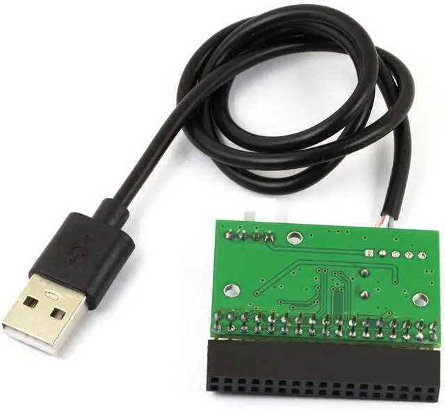 Alt view image 4 of 5 - _Mega Brand 1.44MB 3.5" Floppy Drive Connector 34 Pins to USB Cable Adapter PCB Board U Disk to Floppy Disk