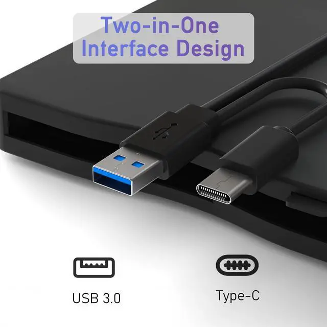 Alt view image 4 of 7 - SOEWIOU 3.5 Floppy Drive USB External, Portable Floppy Disk Reader for Laptop, Plug and Play USB Disk Drive 3.5-inch External, Type C 1.44 MB FDD Drive, Reader for PC Windows 2000/XP/7/8/10/11