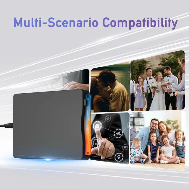 Alt view image 6 of 7 - SOEWIOU 3.5 Floppy Drive USB External, Portable Floppy Disk Reader for Laptop, Plug and Play USB Disk Drive 3.5-inch External, Type C 1.44 MB FDD Drive, Reader for PC Windows 2000/XP/7/8/10/11