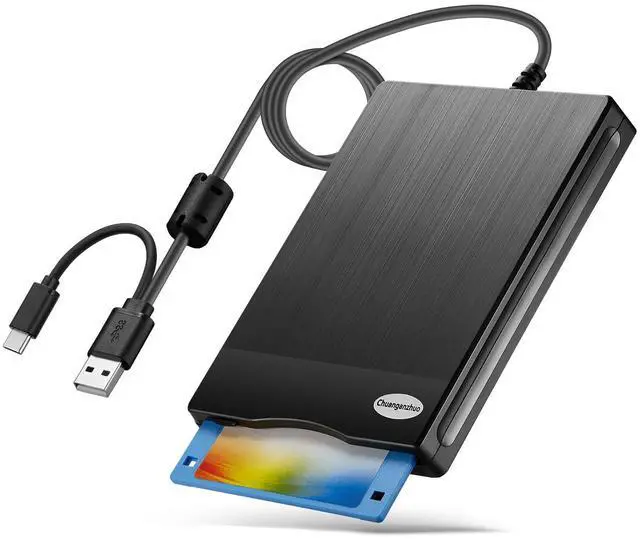 Main image of Floppy Disk Reader 3.5 inch USB Floppy Disk Drive External 3 1/2 Floppy disc Reader Portable Floppy Diskette Drive USB C for PC Laptop Notebook Computer with Windows 11/10(Plane Texture, 3.5 Inch)