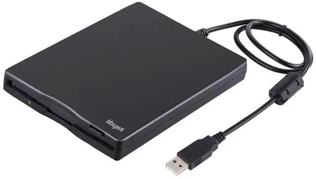 Main image of _Mega Brand 3.5" External Floppy Diskette USB Drive - 1.44 MB FDD Portable Plug and Play for Laptops, Desktops, and Notebooks (Black)