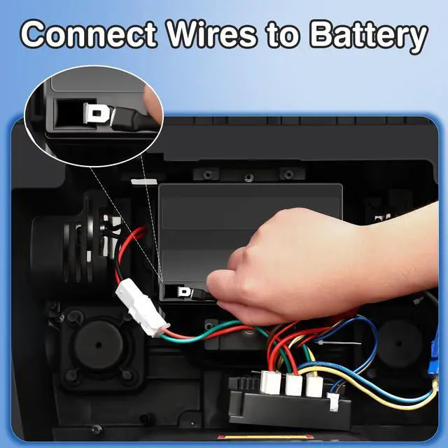 Alt view image 6 of 6 - _Mega Brand 24V 7AH Battery for 24 Volt Ride on Cars Toys, 24V 7Ah Rechargeable Battery, Compatible with 24 Volt Ride-Ons