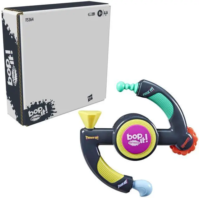 Alt view image 3 of 7 - _Mega Brand Bop It Extreme Electronic Game for 1 or More Players, Fun Party Interactive Game for Kids Ages 8+, 4 Modes Including One-On-One Mode (Amazon Exclusive)