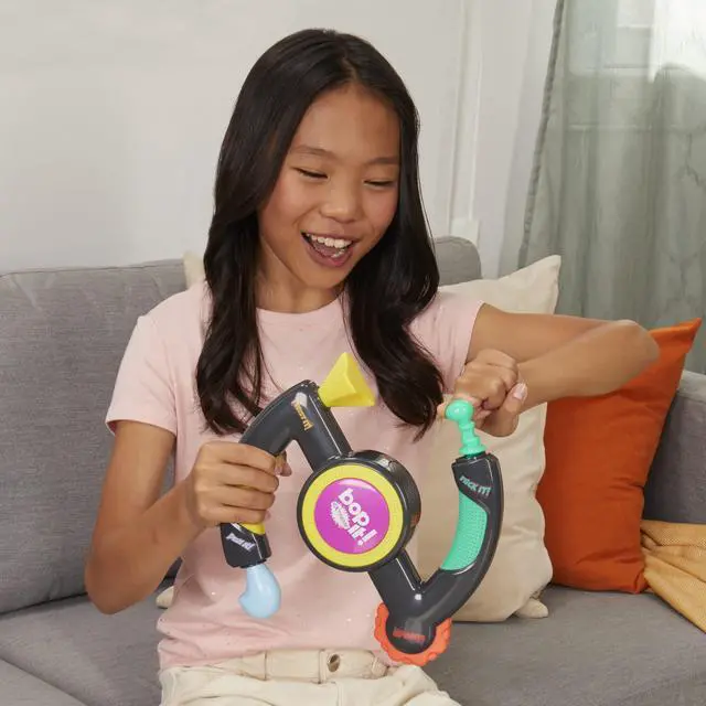 Alt view image 4 of 7 - _Mega Brand Bop It Extreme Electronic Game for 1 or More Players, Fun Party Interactive Game for Kids Ages 8+, 4 Modes Including One-On-One Mode (Amazon Exclusive)