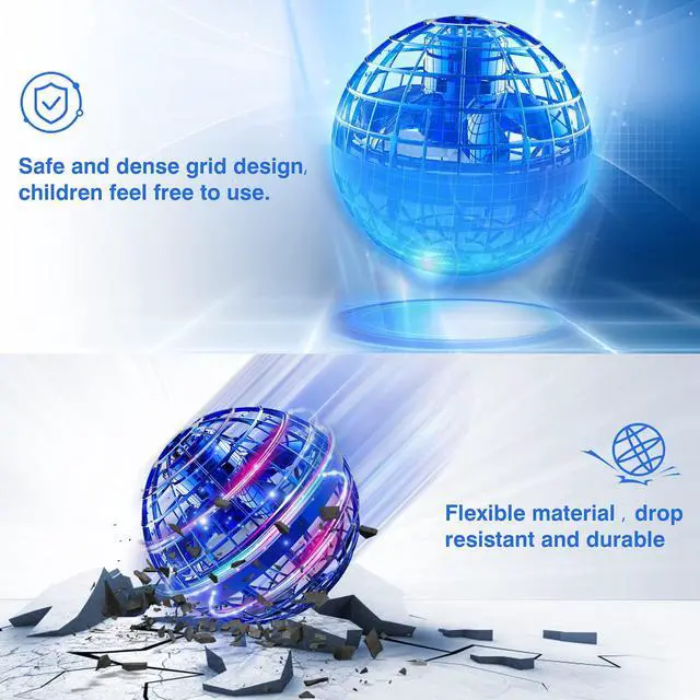 Alt view image 5 of 6 - _Mega Brand 2024 Flying Orb Ball Toy, Galaxy Ball Cosmic Globe Boomerang Hover Ball Fidget Spinner Mini Drone Cool Toys Gifts for Boys Girls 6 7 8 9 10+ Year Old