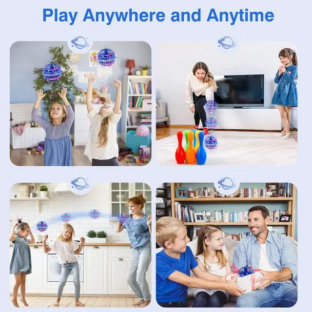 Alt view image 6 of 6 - _Mega Brand 2024 Flying Orb Ball Toy, Galaxy Ball Cosmic Globe Boomerang Hover Ball Fidget Spinner Mini Drone Cool Toys Gifts for Boys Girls 6 7 8 9 10+ Year Old