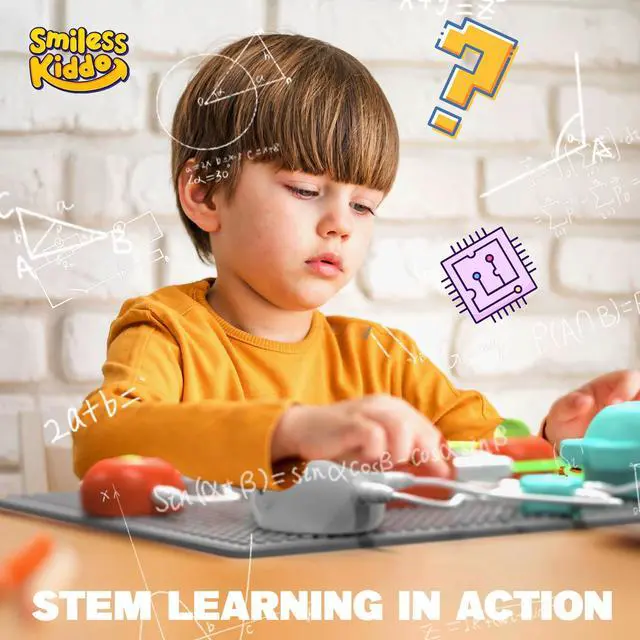 Alt view image 3 of 7 - _Mega Brand cience Kits for Kids - STEM Kits for Kids, Electronics Exploration Kit, Over 420 Projects, 35 Circuit Parts, STEM Educational Toy Gifts for Kids Boys Girls Ages 3 4 5 6 7 8 9 10 11 12