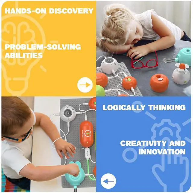 Alt view image 4 of 7 - _Mega Brand cience Kits for Kids - STEM Kits for Kids, Electronics Exploration Kit, Over 420 Projects, 35 Circuit Parts, STEM Educational Toy Gifts for Kids Boys Girls Ages 3 4 5 6 7 8 9 10 11 12