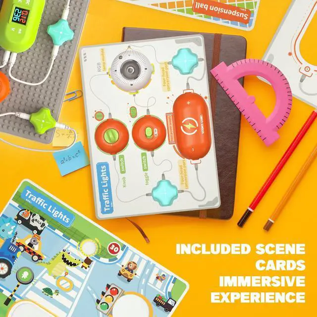 Alt view image 6 of 7 - _Mega Brand cience Kits for Kids - STEM Kits for Kids, Electronics Exploration Kit, Over 420 Projects, 35 Circuit Parts, STEM Educational Toy Gifts for Kids Boys Girls Ages 3 4 5 6 7 8 9 10 11 12