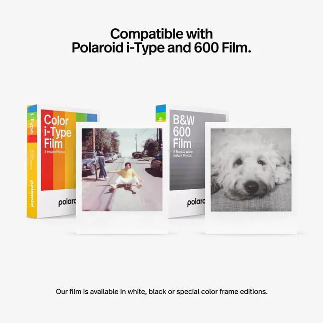 Alt view image 6 of 7 - _Mega Brand Now 2nd Generation I-Type Instant Film Camera - Black & White (9072)