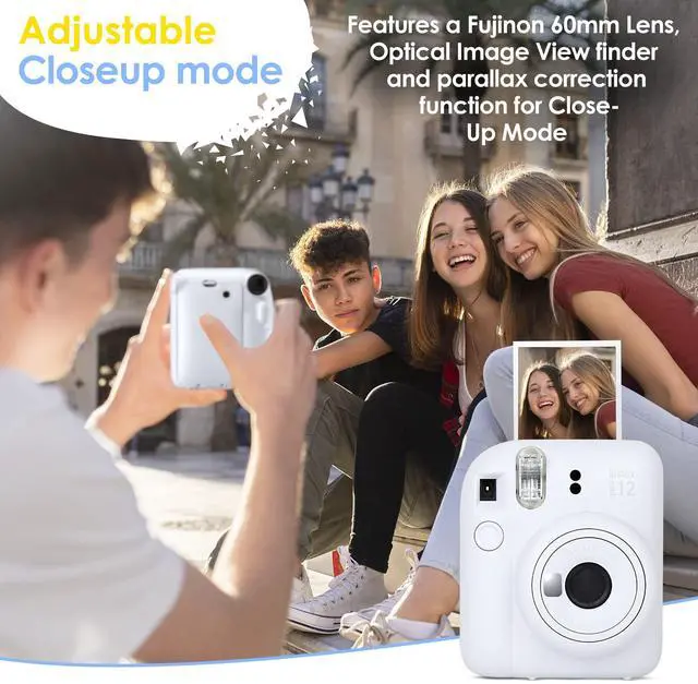Alt view image 5 of 7 - _Mega Brand Instax Mini 12 Camera with _Mega Brand Instant Mini Film (60 Sheets) Bundle with Deals Number One Accessories Including Carrying Case, Photo Album, Stickers (Lilac Purple)