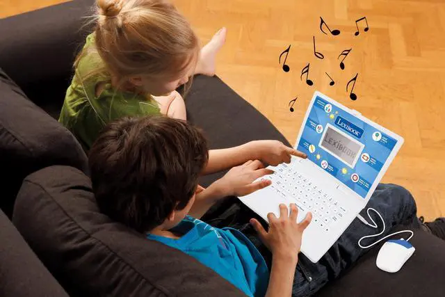 Alt view image 4 of 5 - _Mega Brand JC598I2 Spanish and English Bilingual Educational Toy Laptop - White