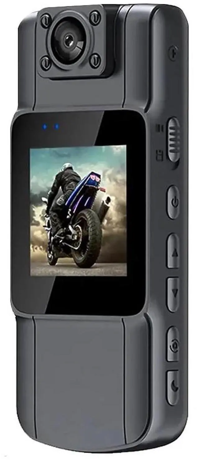 Alt view image 7 of 7 - _Mega Brand Body Camera, 1080P Bodycam with 1.54 in Screen Recorder, Support 8-10Hours Recording, 180° Rotatable Lens, Camcorder with Audio for Walking, Travel, Daily Proof 128G