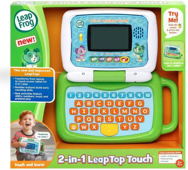 Alt view image 6 of 7 - _Mega Brand 2-in-1 LeapTop Touch, Green